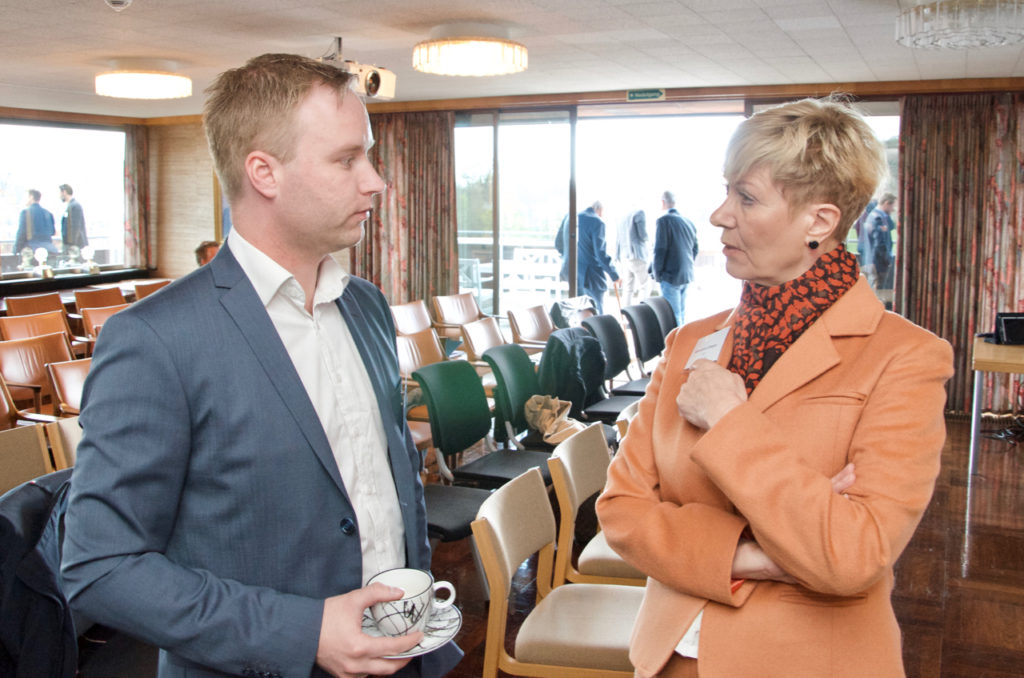 Christoffer Jørgenvåg, CEO at Red Rock and Anne-Grete Ellingsen, CEO at GCE NODE gave presentations at the Autonomous Ships Seminar in Grimstad Monday.