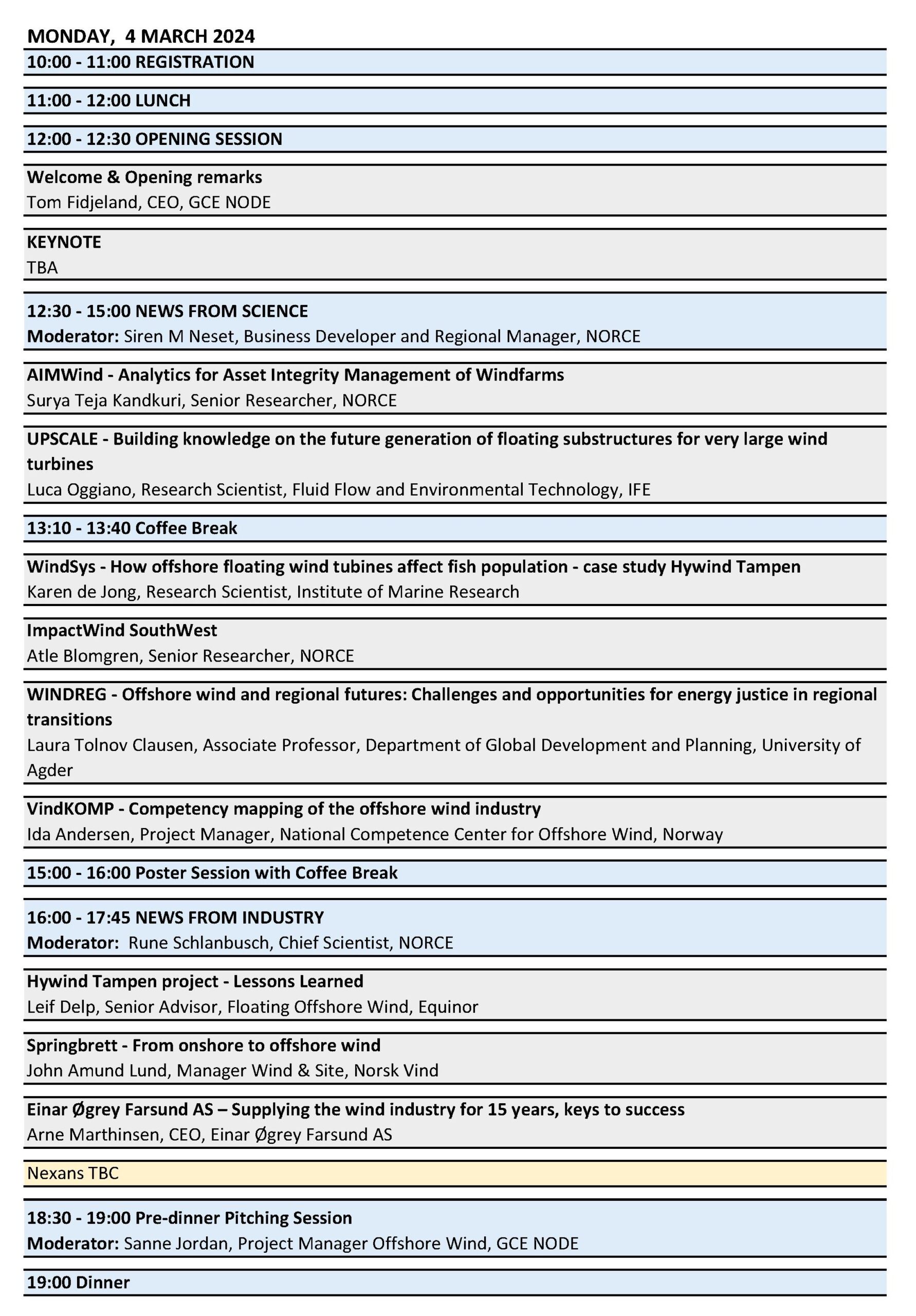 Science Meets Industry – Offshore Wind Energy 2024